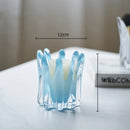 GobekUsa Geometric Bud Glass Vase for Home Decoration and Storage