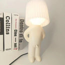 GobekUsa LED Pleats Table Lamp: Creative Unique Reading Light for Bedroom, Children's Gift