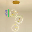 GobekUsa Bird LED Chandelier for Bedroom Dining Room.