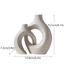 GobekUsa Ceramic Donut Candle Holder for Home Decor and Table Centerpiece