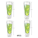 GobekUsa Double Wall Glass Cup - Versatile Drinkware for Parties
