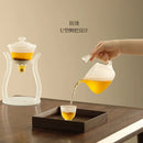 GobekUsa Glass Teapot with Magnetic Drip Pot and Base