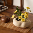 GobekUsa Lotus Seedpod Ceramic Vase Artificial Flower Pot Modern Desk Decor