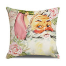 GobekUsa Christmas Pillowcase: Santa Claus Snowman Print for Living Room Sofa Decor