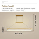 GobekUsa Aluminum LED Ceiling Chandelier - Modern Design for Kitchen Island, Dining Table, Office, Bar