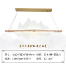 GobekUsa Chinese Style Wood Art Chandelier for Modern Zen Atmosphere