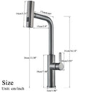GobekUsa 3 Functions Kitchen Faucet - Flexible Pull Out Mixer Tap with 360° Sprayer
