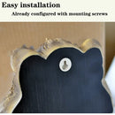 GobekUsa Animal Head Wall Hanger: Decorative Resin Wildlife Hook Rack Statue