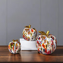 GobekUsa Apple Resin Figure Decorative Ornament for Home Office, Morden Art Craft Decor