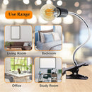 GobekUsa Adjustable Gooseneck Clip Lamp Holder for Home Office Bedside