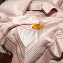 GobekUsa Leopard Print Jacquard 1000TC Egyptian Cotton Bedding Set