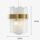 GobekUsa Gray Glass Wall Lamp - Modern Living Room Decor Sconce Light