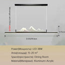 GobekUsa LED Pendant Lights for Living, Dining, Kitchen Chandelier - Modern Minimalist Home Decor