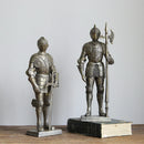 GobekUsa Iron Armored Soldier Knight Sculpture Home Decor Figurine