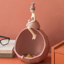 GobekUsa Elegant Woman Bust Sculpture Tray | Modern Home Decor Living Room Decorations