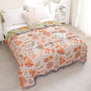GobekUsa Jacquard Cotton Gauze Non-Slip Sofa Cover - High Quality & Double-Sided