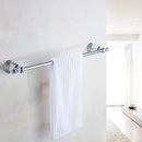GobekUsa Crystal Chrome Towel Bar - Stainless Steel Bathroom Accessories