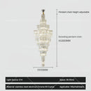 GobekUsa Crystal Staircase Chandelier: Luxury European Style for Villa Living Room