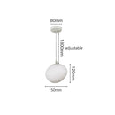 GobekUsa Cobblestone Glass LED Pendant Lights Chandelier for Villa Hotel Loft Stairway
