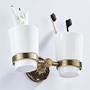 GobekUsa Brass Bathroom Hardware Set: Shelf, Toilet Brush Holder, Paper & Towel Holder