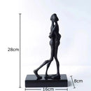 GobekUsa Abstract Couple Statue for Desk Decoration and Room Aesthetics