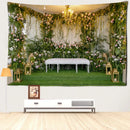 GobekUsa Garden Landscape Tapestry Wall Hanging Natural Boho Home Decor Scenery Art