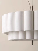 GobekUsa Bohemia Fabric Chandelier Pendant Lamp for Living Room, Bedroom - Modern Indoor Lighting Fixtures