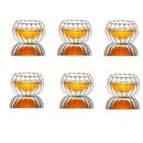 GobekUsa Double Wall Glass Teacup Set for Beer, Tea, Espresso, and Whisky