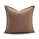 GobekUsa Brown Coffee Pillowcase: Modern Simplicity Light Luxury Sofa Cushion Covers
