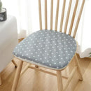 GobekUsa Cotton Hemp Dining Chair Cushion - Nordic Print, Non-Slip, Comfortable Office & Living Decor