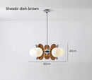 GobekUsa Antique Style Chandelier for Restaurant, Living Room, Bedroom - Warm & Minimalist