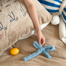 GobekUsa Bow-knot Embroidered Velvet Duvet Bedding Set cozy winter bedding with pillowcase