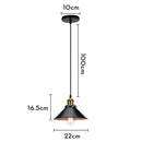 GobekUsa Iron Pendant Light for Dining Room, Kitchen, and Bedroom