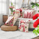 GobekUsa Christmas Pillowcase: Santa Claus Snowman Print for Living Room Sofa Decor