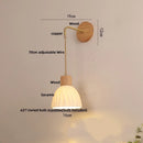 GobekUsa LED Glass Wall Lamp: Luxury Modern Bedroom Coffee Home Decor Vanity Light