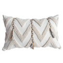 GobekUsa Lace Tassel Cushion Tufted Sofa Pillowcase for Office Chair Pad