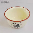 GobekUsa Carton Ceramic Soup Bowls - Set of 1 | Microwave & Dishwasher Safe