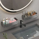GobekUsa Corner Shelf Organizer - Bathroom & Kitchen Storage Solution