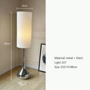 GobekUsa Cream Fabric Shade LED Floor Lamp | Nordic Minimalist Style for Bedroom & Living Room