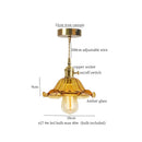 GobekUsa Green Glass LED Pendant Light Fixture - Modern Nordic Hanging Lamp