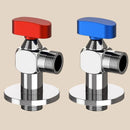 GobekUsa Angle Valve: Wall Mounted Water Volume Toilet Inlet One Out, Cold Hot.
