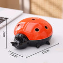 GobekUsa Ladybug Ceramic Ashtray - Windproof Desk Decoration & Smoking Accessory