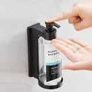 GobekUsa Amber Soap Dispenser & Shampoo Bottles Set for Drill-Free Bathroom Storage