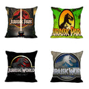 GobekUsa Jurassic Park Dinosaur Pillowcase Cover for Living Room Sofa and Chair
