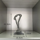 GobekUsa Gymnast Statue Desk Ornament Metal Sculpture Room Decor