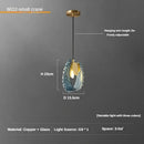 GobekUsa Luxe Copper Leaf LED Ceiling Chandelier for Home, Bedroom, and Dining Room