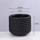 GobekUsa Gold Ceramic Flower Pot Succulent Vase Terrarium Plant Pots for Home Balcony Decor