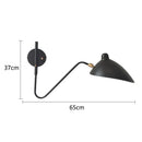 GobekUsa Industrial Nordic Wall Lamp for Bedroom, Living Room LED Fixture
