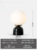 GobekUsa Cream Wind Marble Table Lamp LED G9 Simple Designer Desk Light