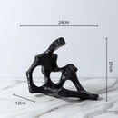 GobekUsa Abstract Skeleton Decor Figure Sculpture | Home Decoration Figurine